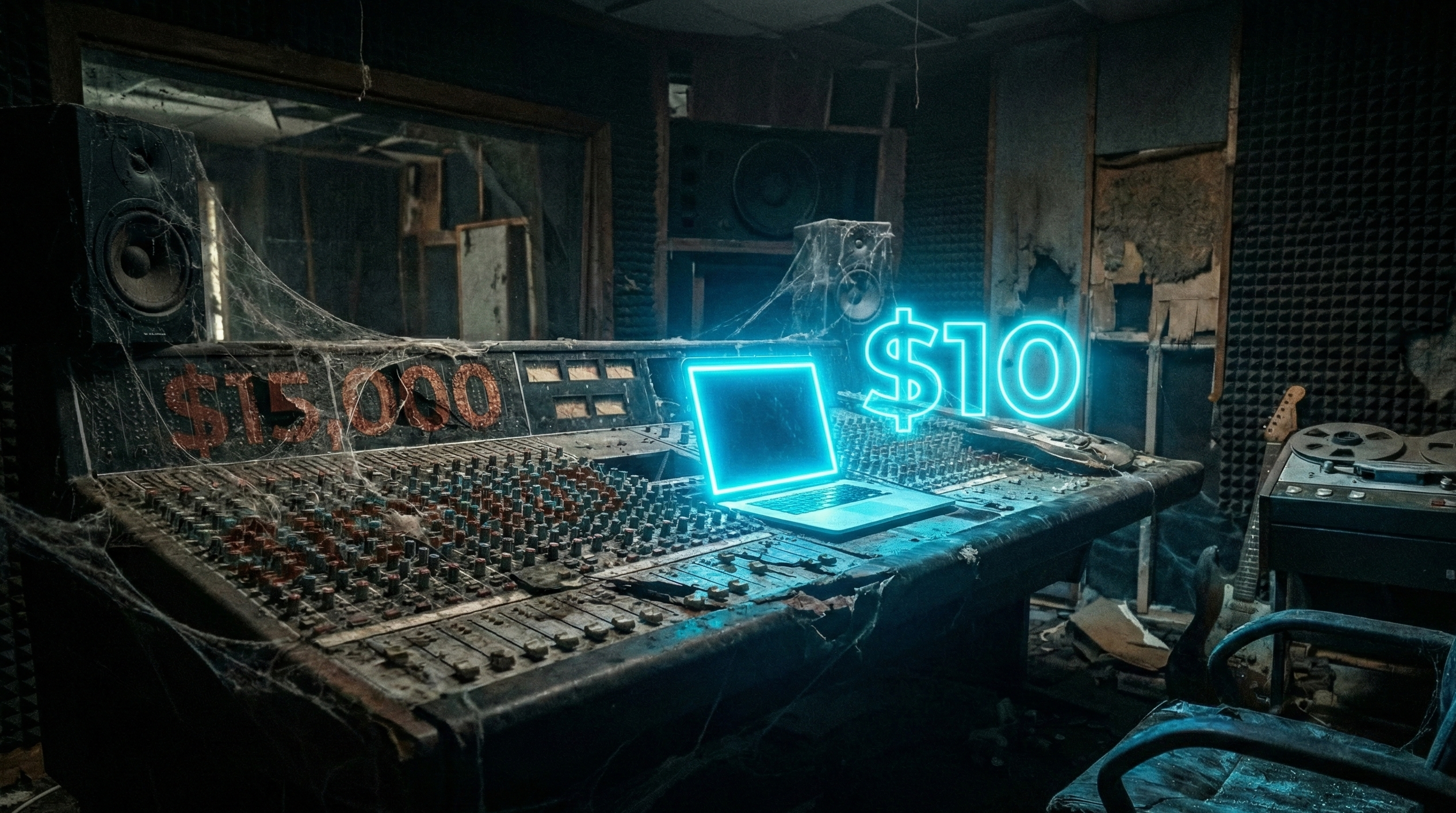 Studio audio professionnel